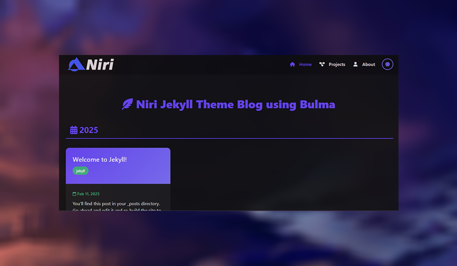 Niri Theme